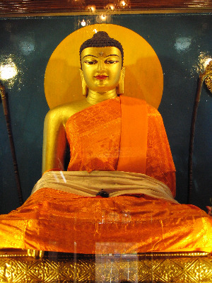 Buddha - Bodh Gaya robes from LZR