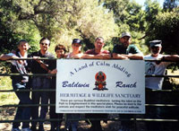 Retreatants at the Land of Calm Abiding