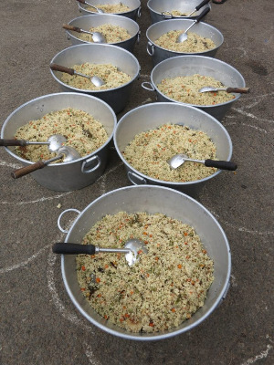 friday veg biryani with soup